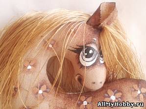 Текстильная лошадка - символ 2014 года