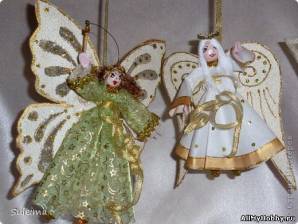 Ангелы и феечки на елку (новогодняя игрушка)