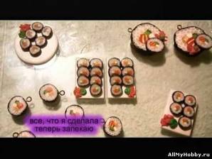 Суши из полимерной глины / Sushi from polymer clay