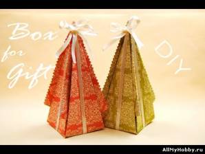 Коробочка для Подарка. Мастер-класс. / Origami Gift Box DIY / Origami Tutorial