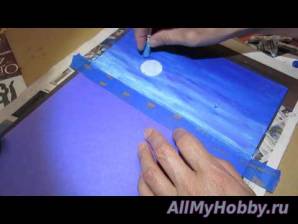 Видео мастер-класс: Рисование Oil pastel ocean moon and Soviet song as good as I can asmr
