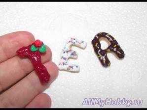 Буквы из полимерной глины Fimo Kids, мастер-класс