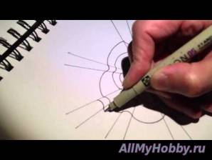 Видео мастер-класс: Рисование ClassPlan - draw optical illusion, humming doodle ASMR art tutorial