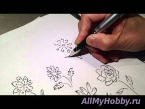 Видео мастер-класс: Рисование Doodle with new pen