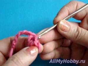 Вязание крючком - Урок 127 - Витой узелок 3 способ