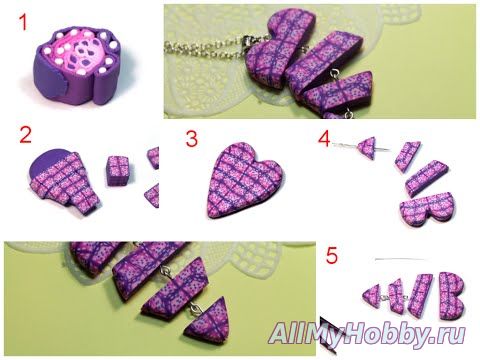 Видео мастер-класс: Tutorial Heart made of polymer clay Кулон Сердце №2 Мастер класс кулона из полимерной глины - YouTube