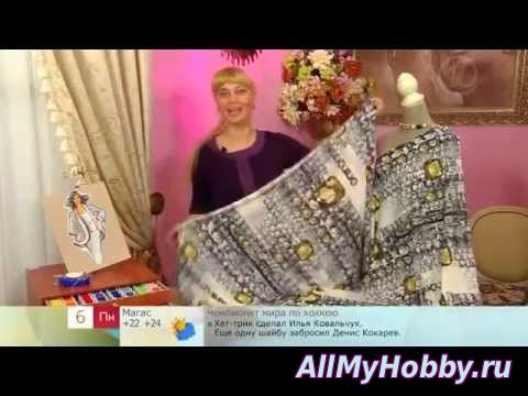 Ольга Никишичева.кардиган и майка (cardigan and T-shirt) - Видео урок