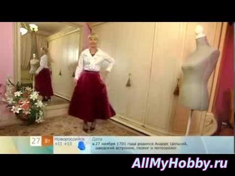 теплая юбка полусолнце (warm skirt polusolntse) - Видео урок