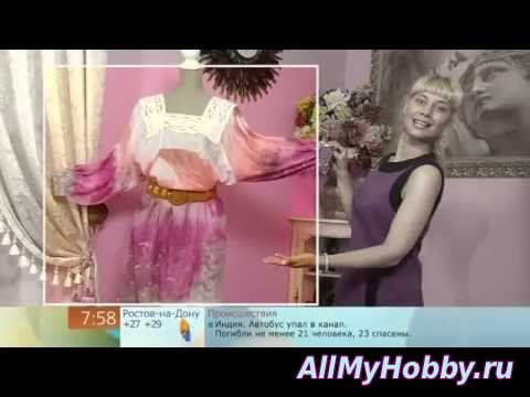 Ольга Никишичева.блуза из батиста  ( blouse from lawn) - Видео урок